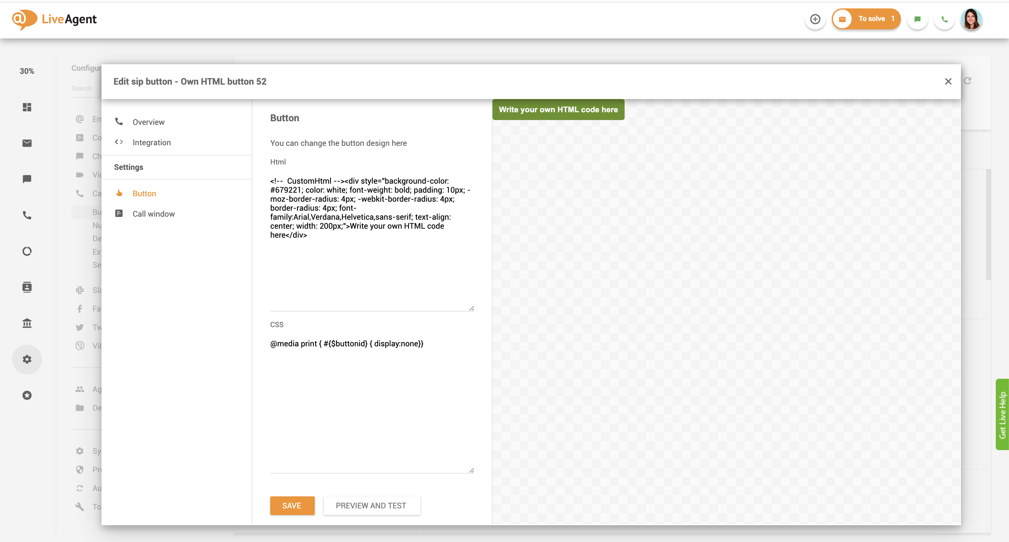 Benutzerdefinierter Button