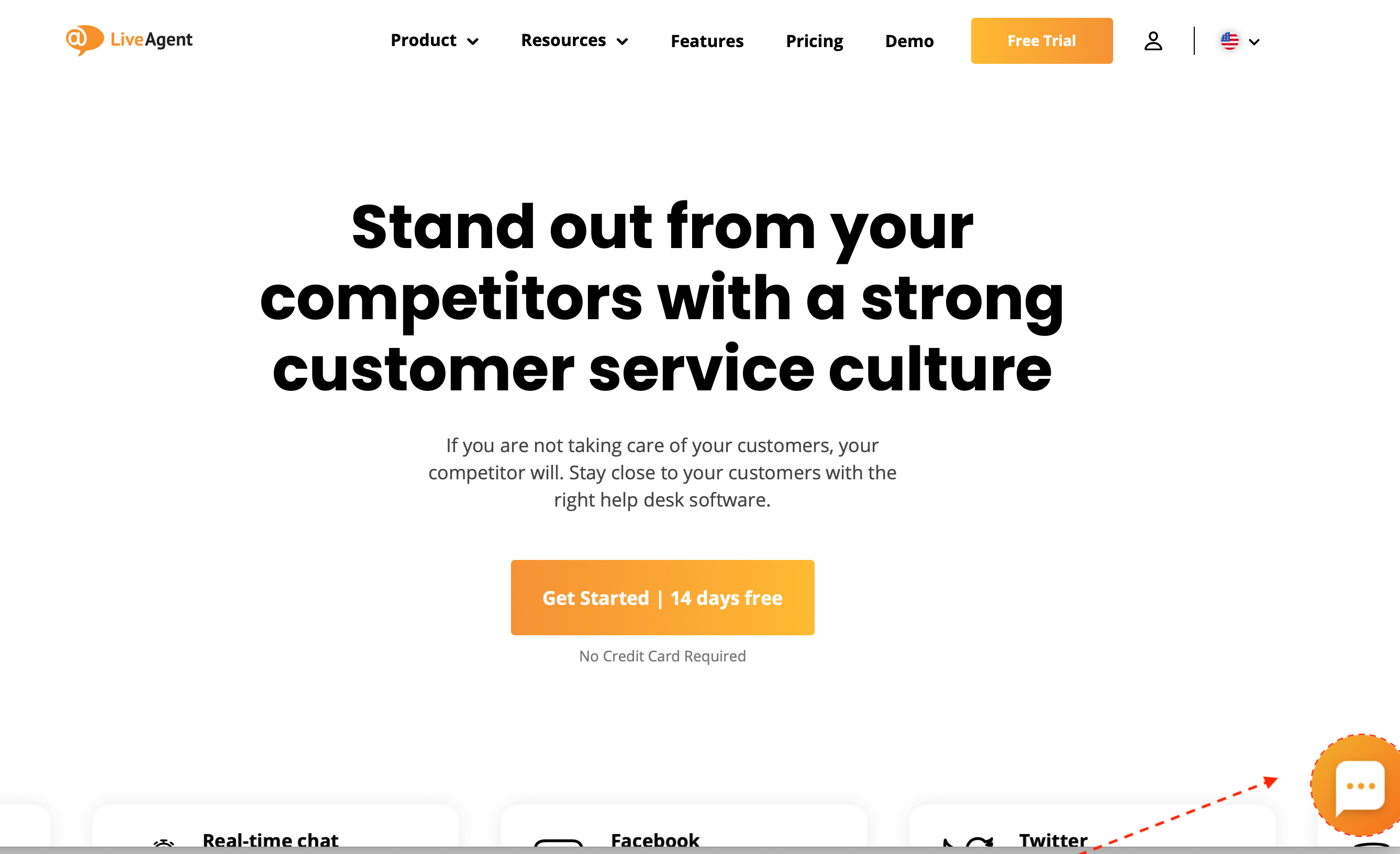 LiveAgent Chat-Button Beispiel