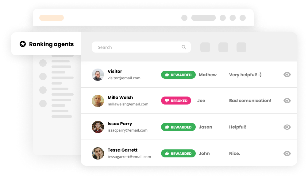 Agenten-Ranking-Mockup