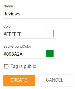 Ändern von Tag-Eigenschaften in LiveAgent