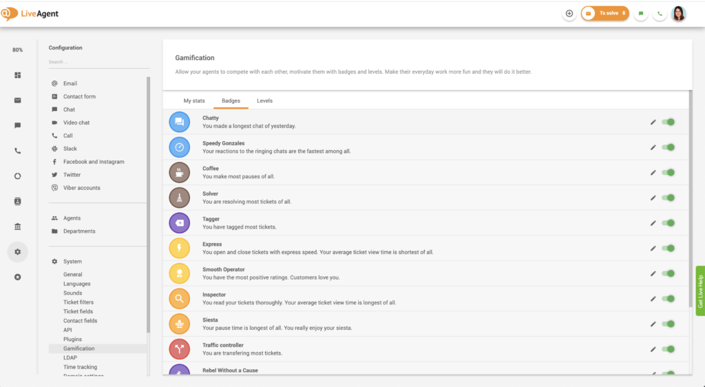 Gamification-Abzeichen