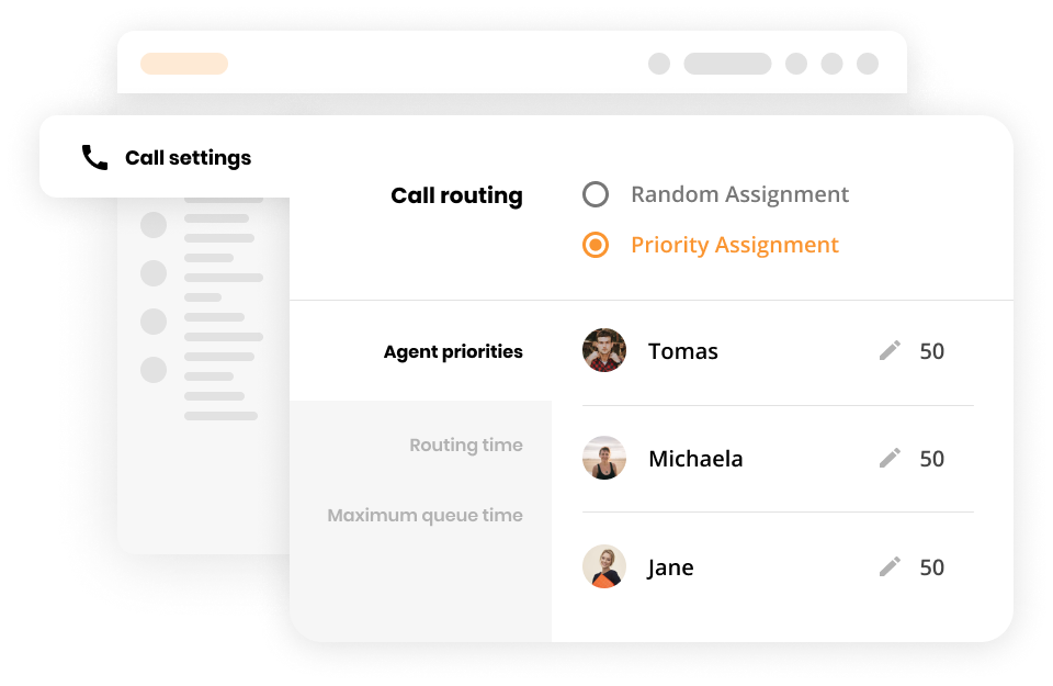 Anrufweiterleitung-Funktionen