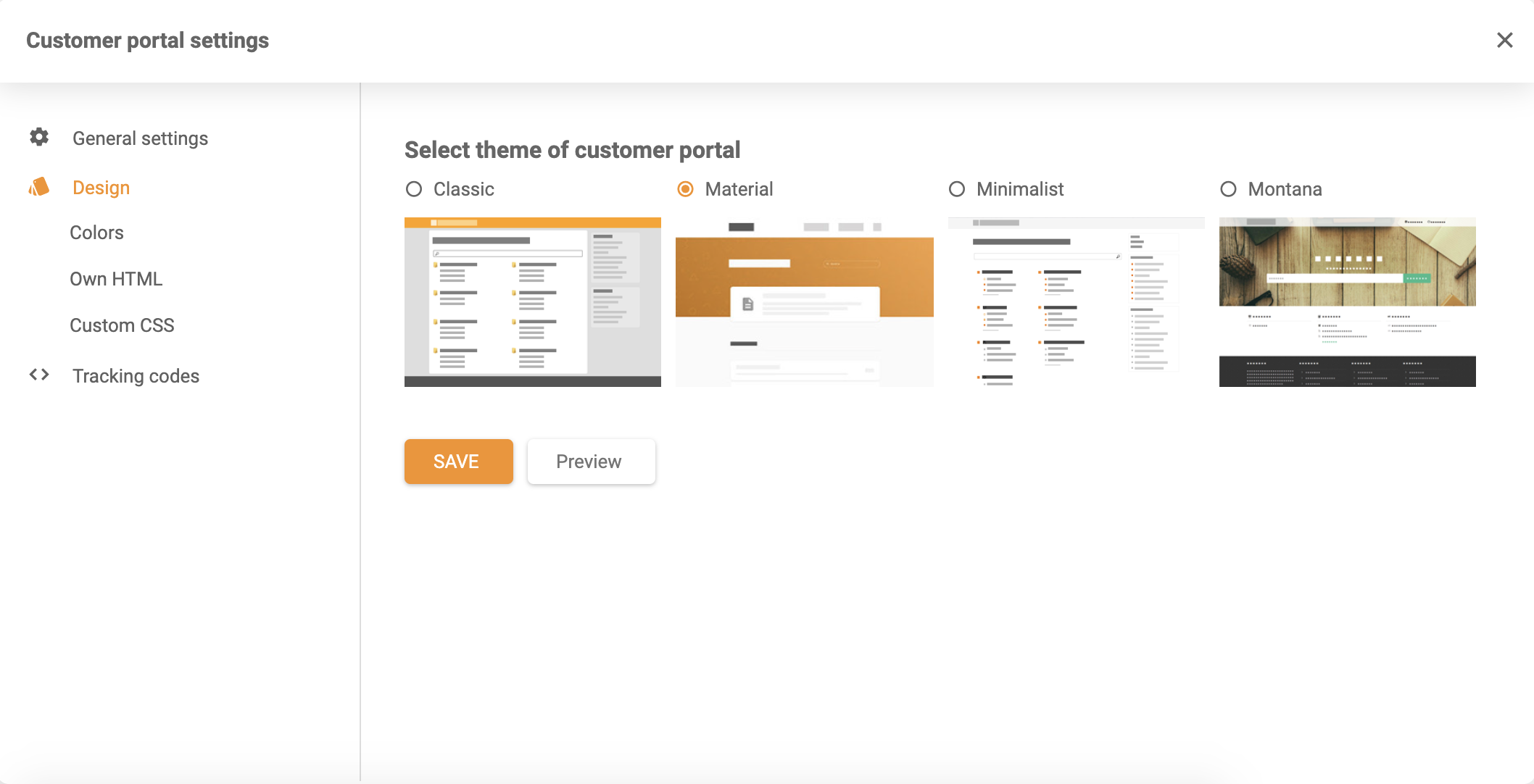 Knowledge-Base-Design-Optionen