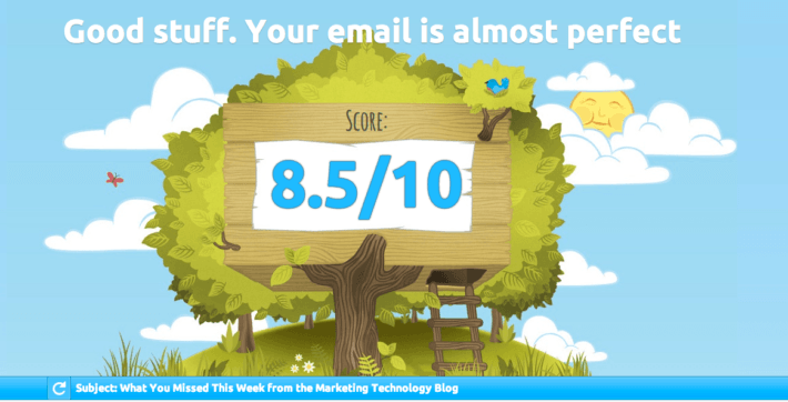 Mail Tester-Bewertung