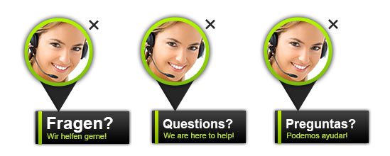 Beispiel für mehrsprachige Unterstützung in LiveAgent