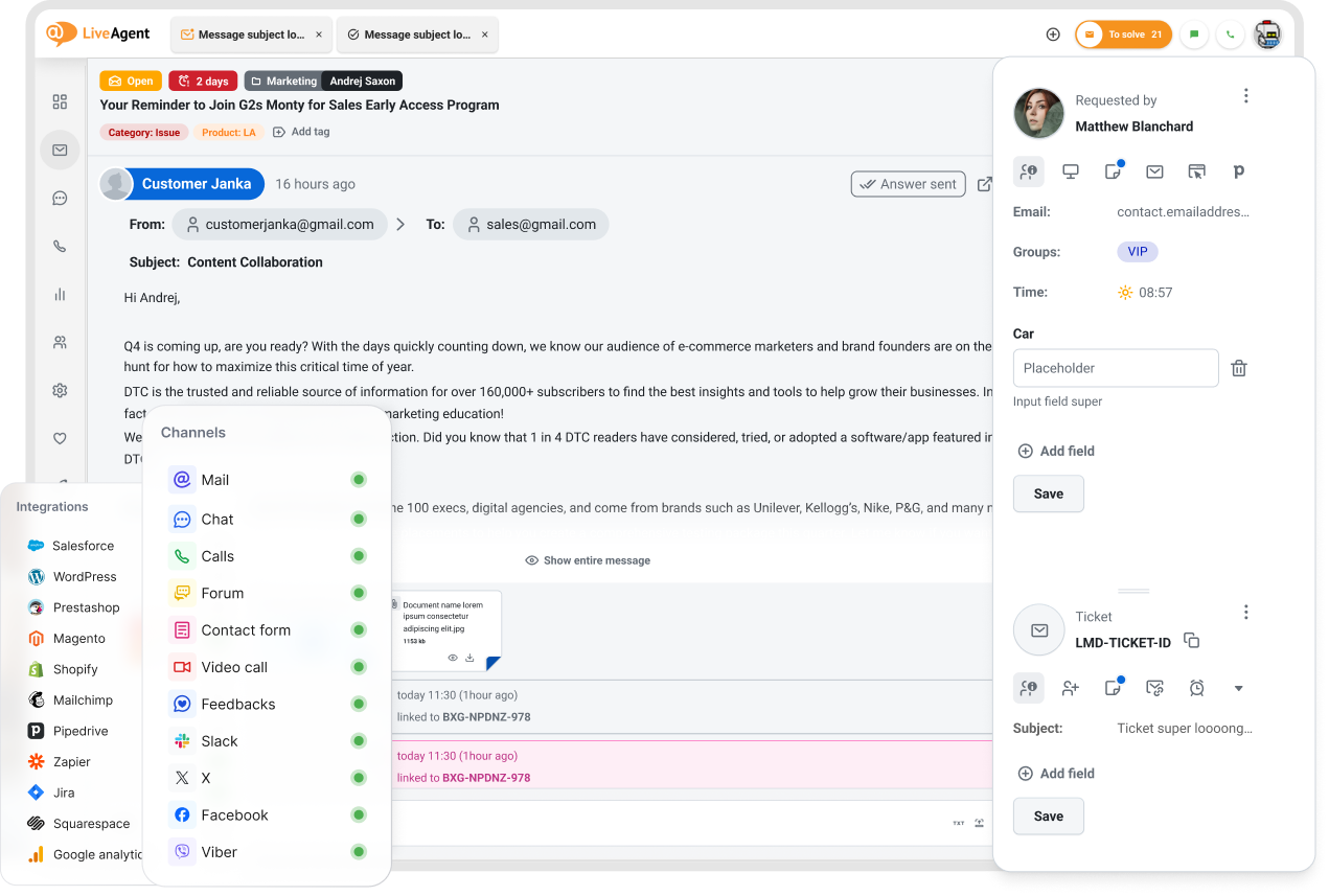Bieten Sie nahtlosen Support mit KI-gestütztem Help Desk