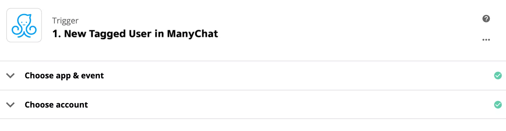 ManyChat-Trigger-Setup auf Zapier