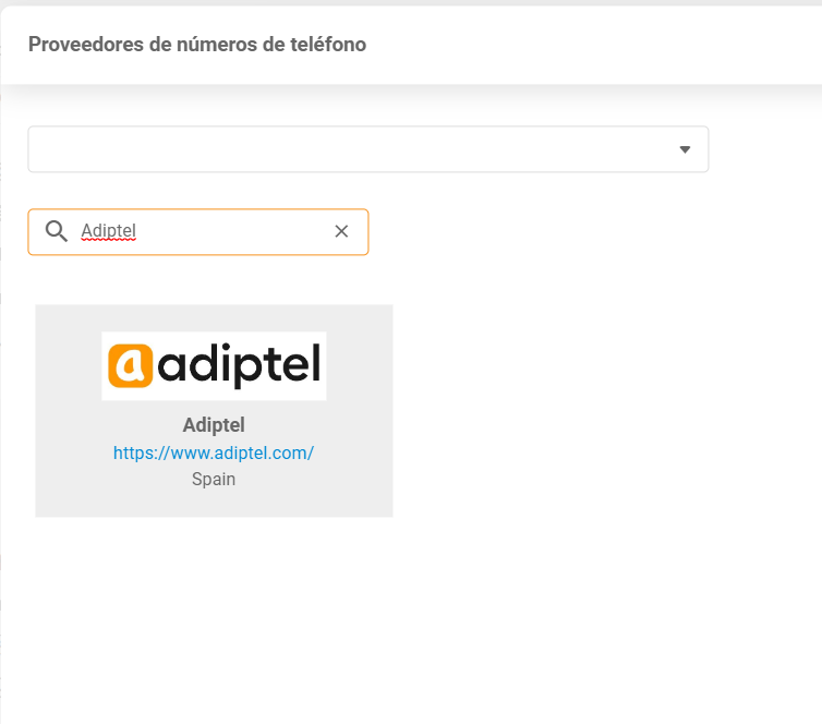 Adiptel search