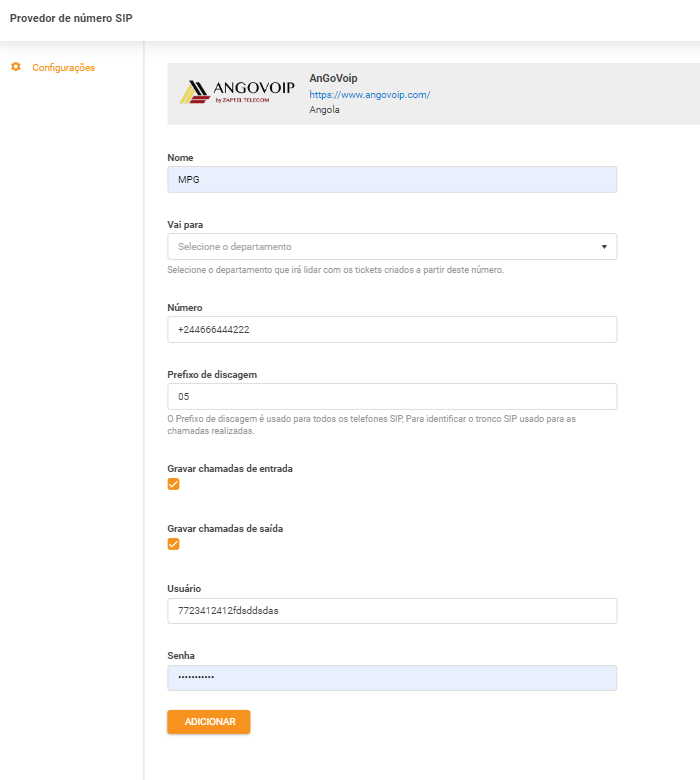 AnGoVoIP-Anmeldedaten