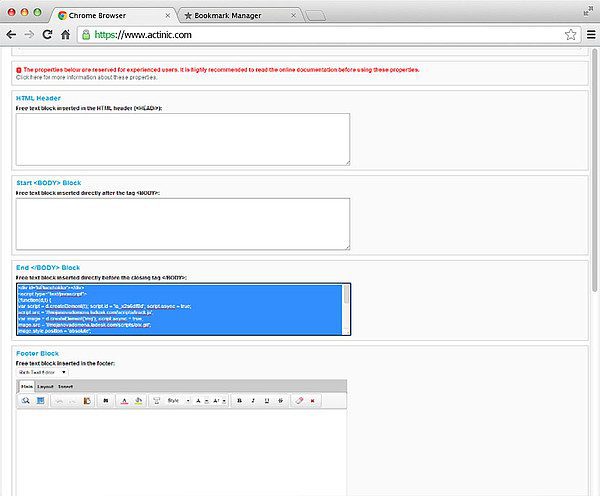 Oxatis LiveAgent-Integrationseinrichtung