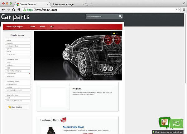 Fortune 3 Live-Chat-Integration aktiv