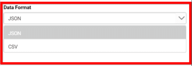 Bold BI Datenformatauswahl