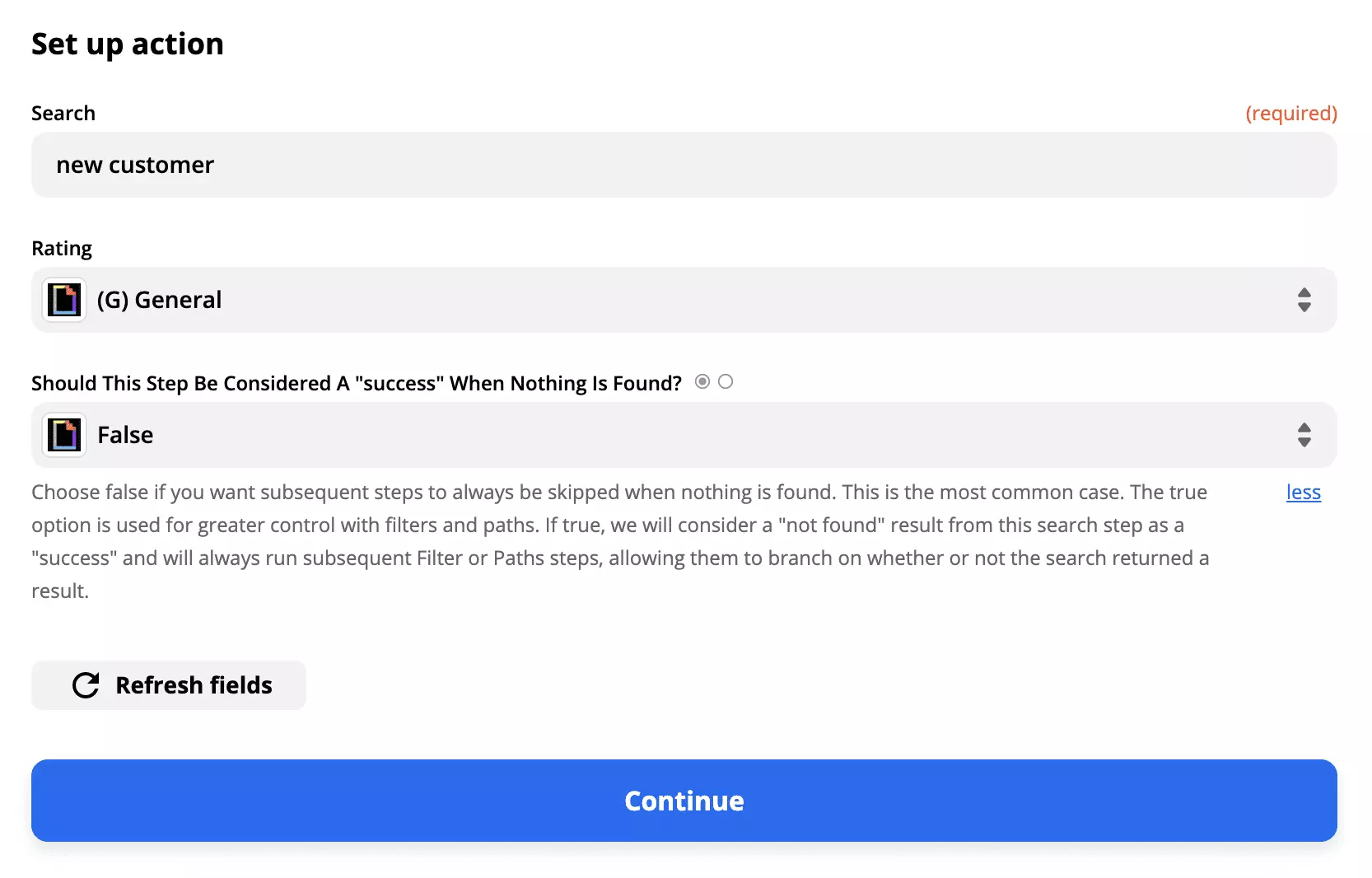 Giphy-Aktions-Einrichtung in einer Integration mit LiveAgent