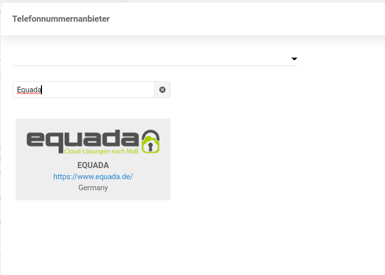 Equada-Anbieter