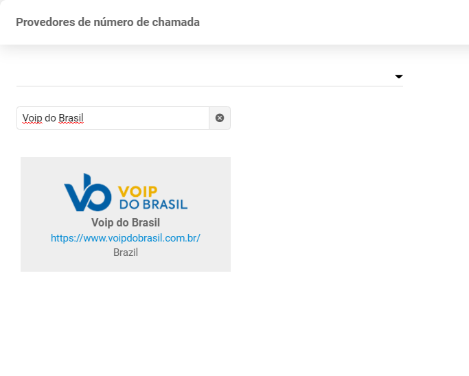 Nach Voip do Brasil suchen