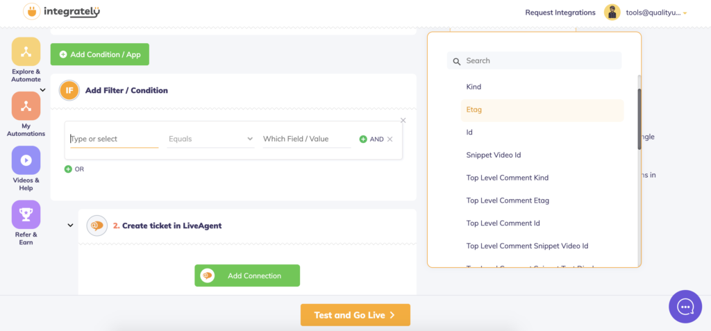 Automatisierungs-Builder für aufwendige Workflows