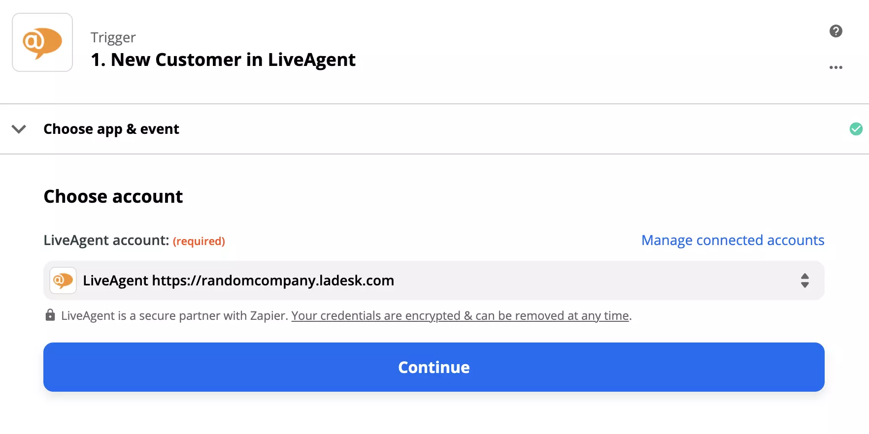 LiveAgent-Trigger-Setup