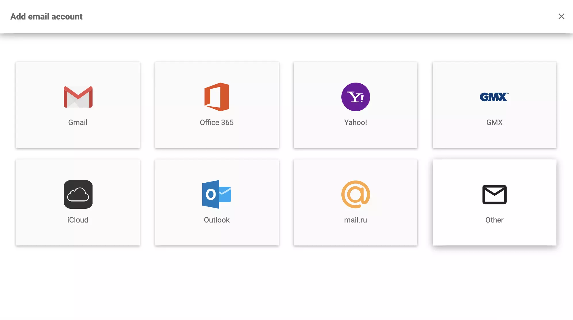 LiveAgent E-Mail-Kontokonfigurationsoptionen