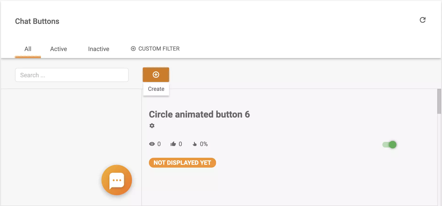 Chat-Button-Erstellung in der LiveAgent-Konfiguration