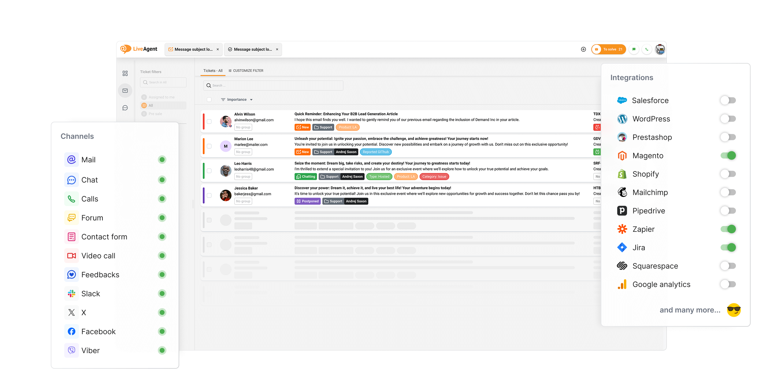 Verbinden Sie sich mit Ihren Kunden auf allen Kanälen