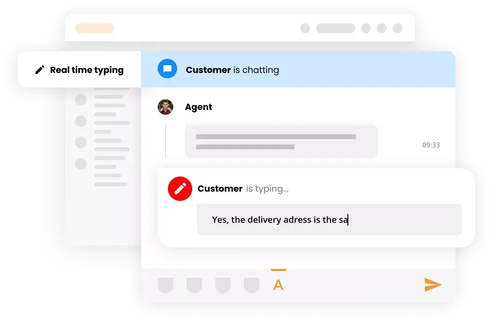 Echtzeit-Tippansicht