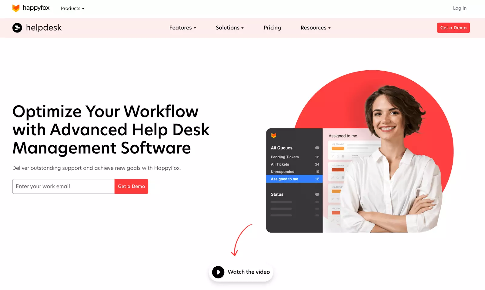 Happyfox Helpdesk Ticketing-System-Homepage