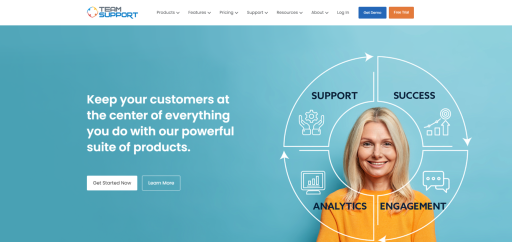 TeamSupport Startseite