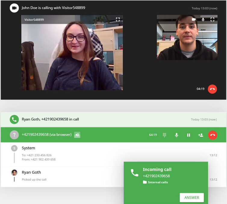 Empathie und Personalisierung mit Video-Call-Funktion