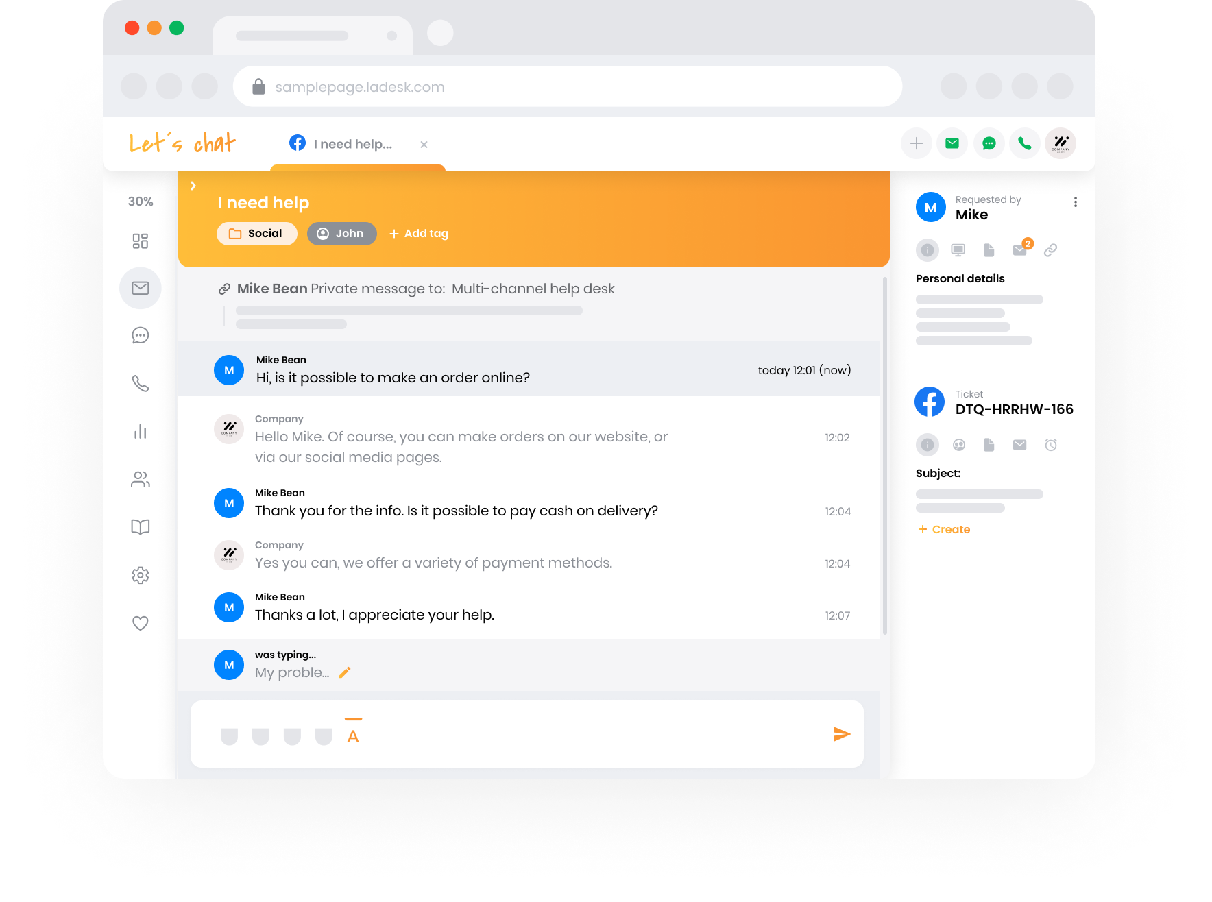 Support-Team-Ansicht